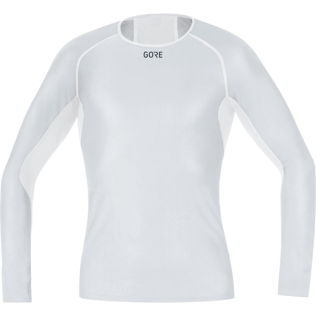 GOREWEAR M Gore® Windstopper® Base Layer Shirt Langarm S Light Grey/White, S Light Grey/White