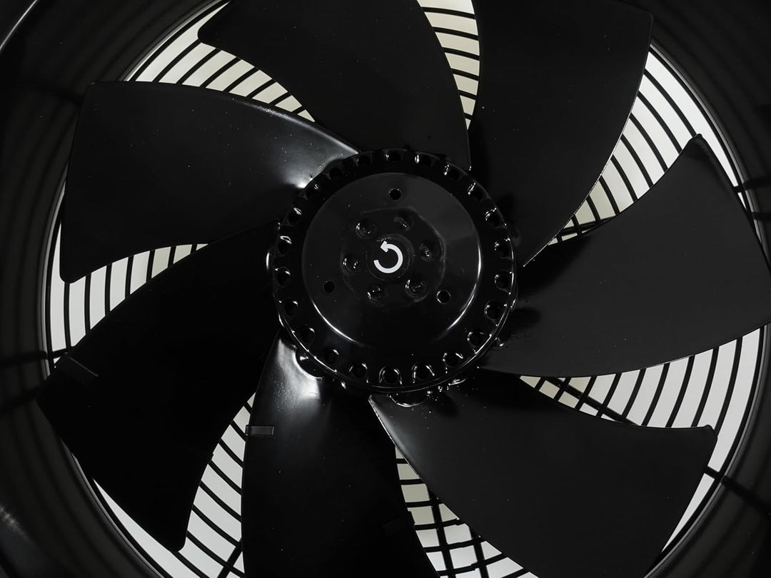 SYSTERM Wandventilator Axialventilator Lüfter mit Kugellagern, Stahl Industrieventilator für Dauerbe