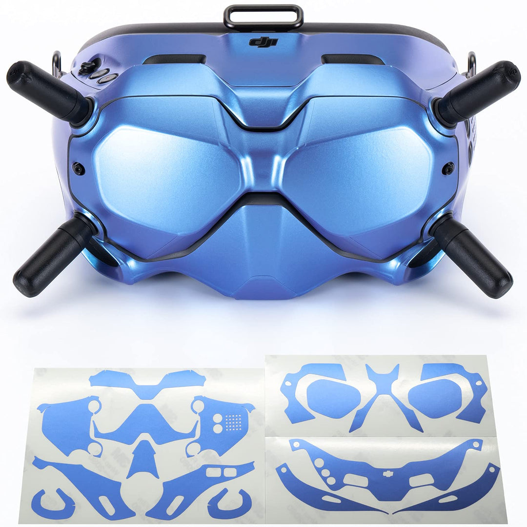 WRAPGRADE Skin Kompatibel mit DJI FPV | Goggles V2 (Celeste Blue)