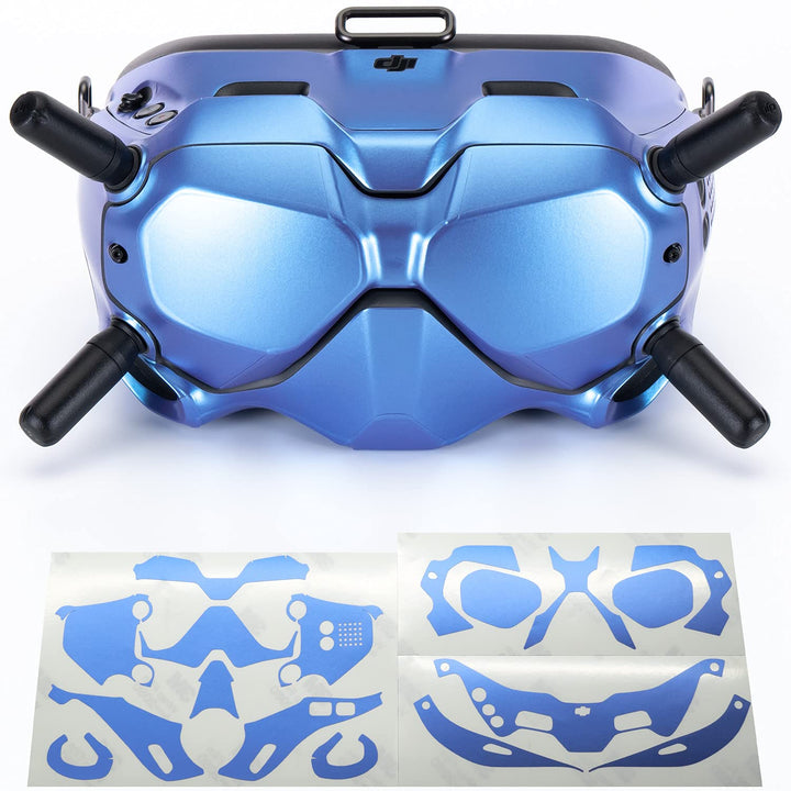 WRAPGRADE Skin Kompatibel mit DJI FPV | Goggles V2 (Celeste Blue)