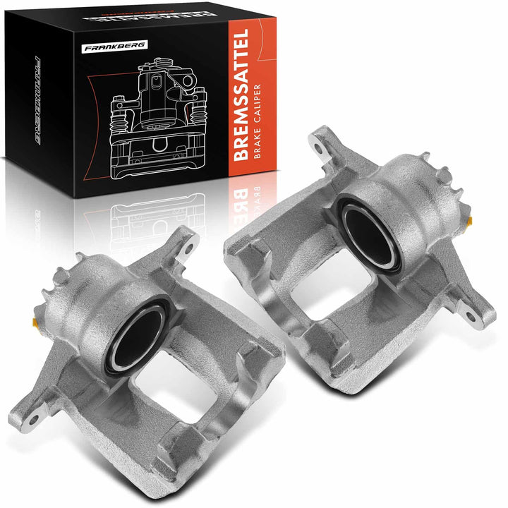 Frankberg 2x Bremssattel Bremszange Vorne Kompatibel mit C3 2002-2010 C4 2004-2011 Xsara 1999-2012 1