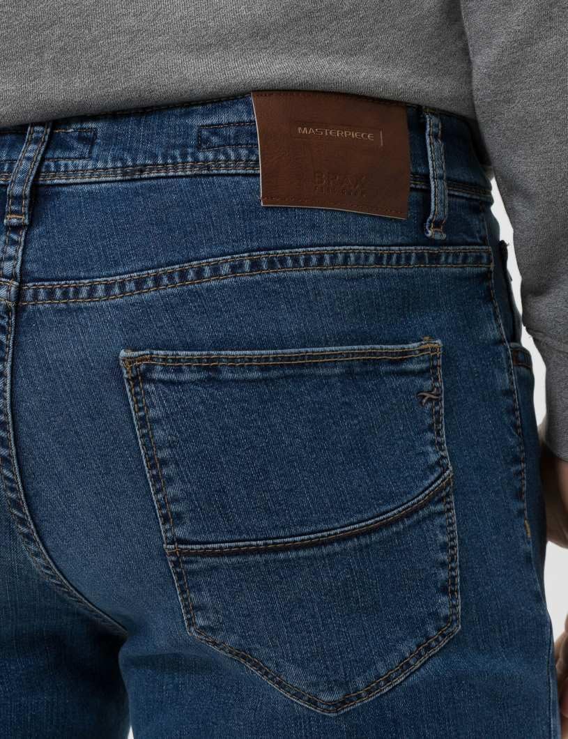 BRAX Herren Style Cadiz Masterpiece Five-Pocket Jeans 30W / 30L Regular Blue Used, 30W / 30L Regular