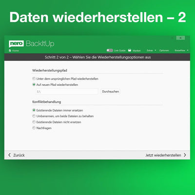 Nero Testsieger Backup Software - Unbegrenzte Lizenz | Datensicherung erstellen, Auto-Backup, Cloud-