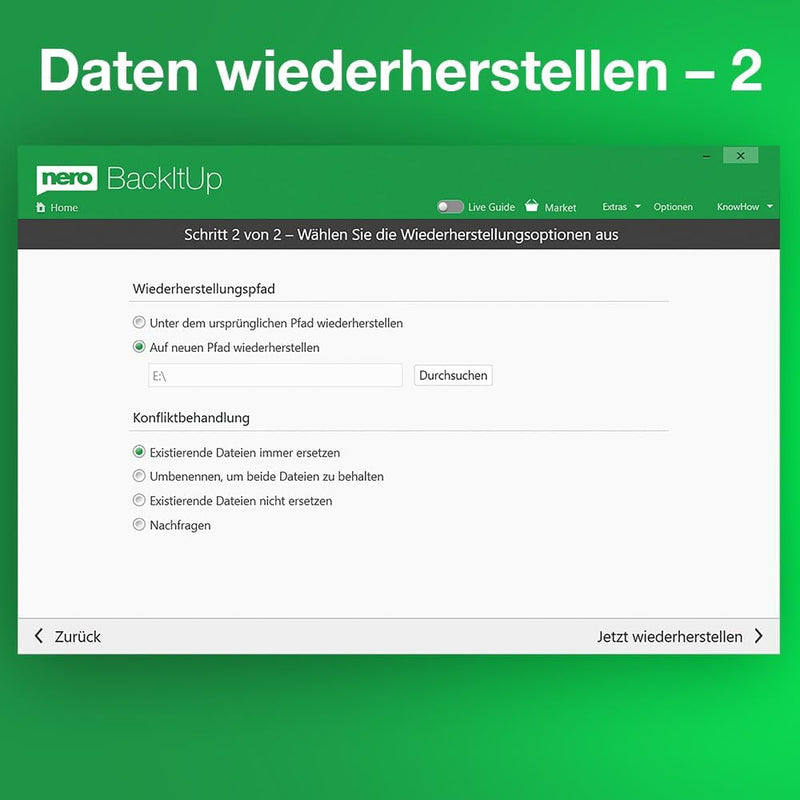 Nero Testsieger Backup Software - Unbegrenzte Lizenz | Datensicherung erstellen, Auto-Backup, Cloud-