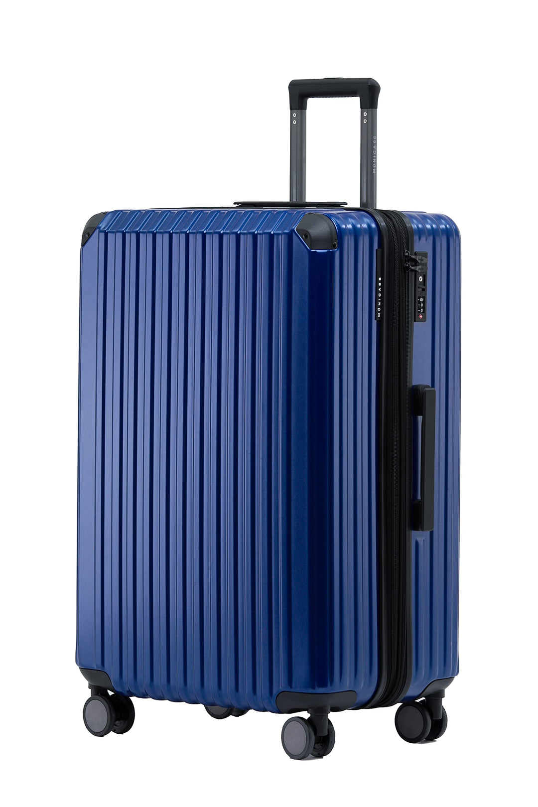 Münicase M816 TSA-Schloss Koffer Reisekoffer Trolley Kofferset Hardschale Boardcase (Diamondblau, Gr