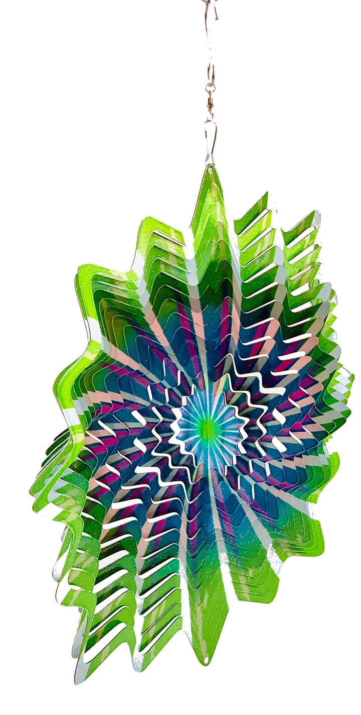 Dundee Deco W1010 Windspiel in Geschenkbox – 3D-Hängende Innen- und Aussendekoration – Mandala – Del