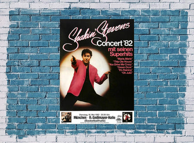 Shakin' Stevens - Marie Marie, München 1982 » Konzertplakat/Premium Poster | Live Konzert Veranstalt