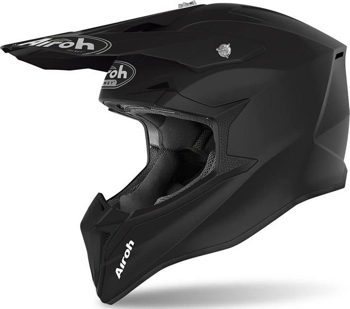 Airoh Motocross-Helm Wraap Color - Black Matt Schwarz XXL, Schwarz XXL