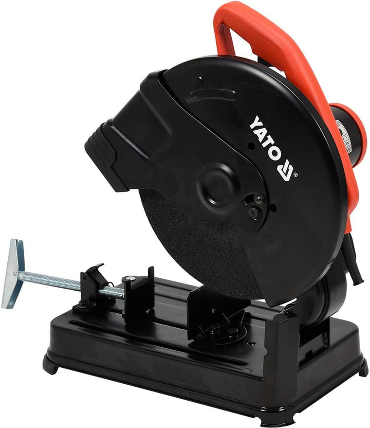 YATO Profi Metall-Kreissäge | 2450 Watt | Softstart | 0-45° | 4000 U/min | Metall Kappsäge Gehrungss