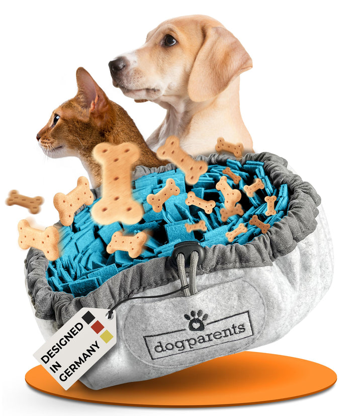 DOGPARENTS® Schnüffelteppich Hund klein & gross – Schnüffelmatte ROBUSTER Schnüffelteppich für Hunde