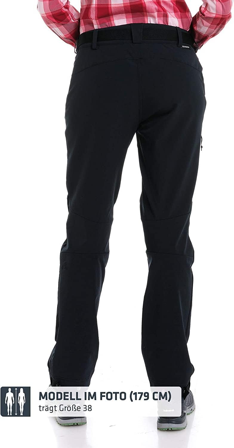 Schöffel Damen Pants Taibun L, funktionale Wanderhose, wasserabweisende und schnelltrocknende Outdoo