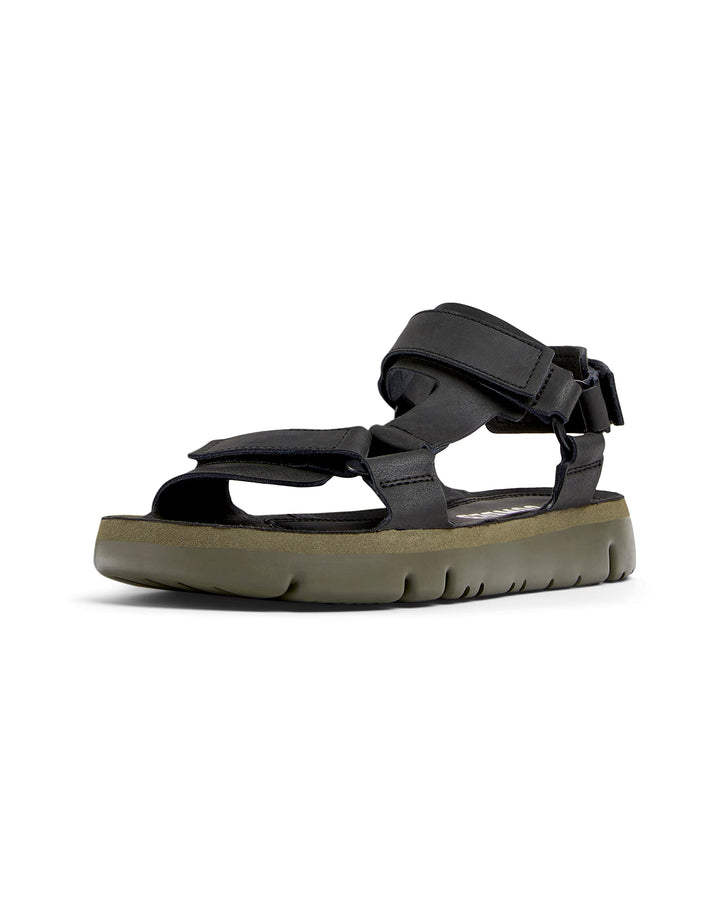 Camper Herren Oruga K100416 Sandal 39 EU Schwarz 020, 39 EU Schwarz 020