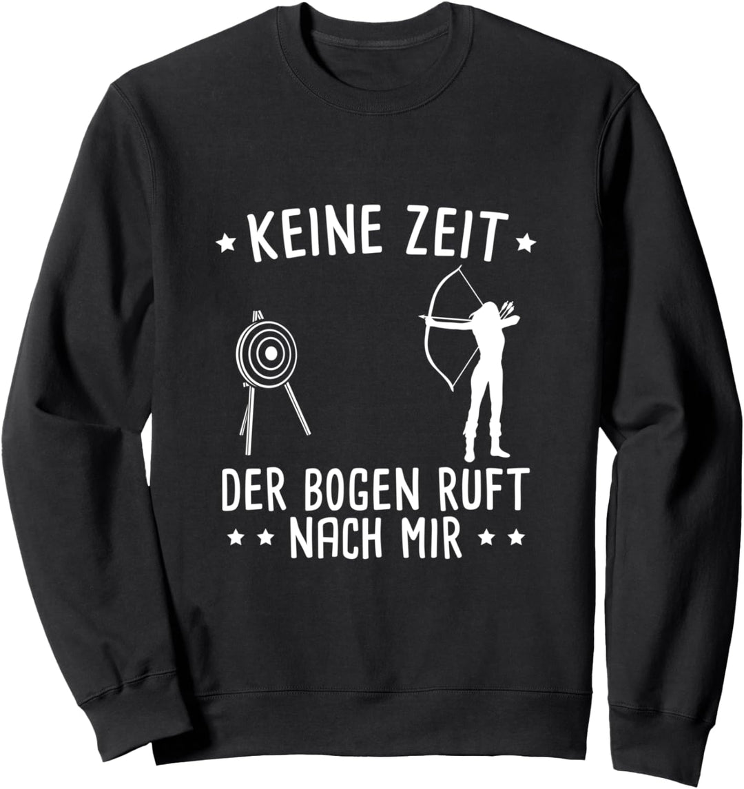 Bogenschiessen Zielscheibe Bogensport Frau Sweatshirt