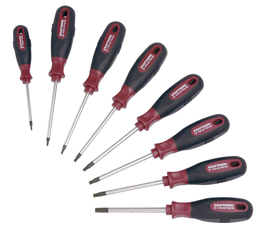 Kraftwerk 4165 ergokraft Torx Schraubendreher-Satz 8-teilig