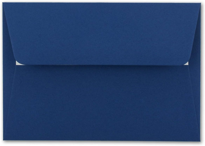300x Brief-Umschläge B6 - Nachtblau - 12,5 x 17,5 cm - Haftklebung 120 g/m² - breite edle Verschluss