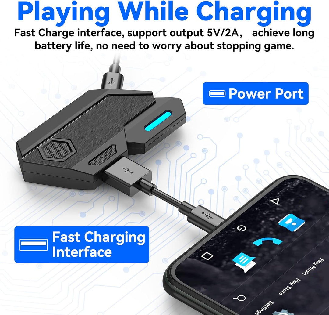 Tastatur-Maus-Konverter-Adapter, Game-Controller-Adapter, Videospiel-Konverter-Unterstützung, Anpass