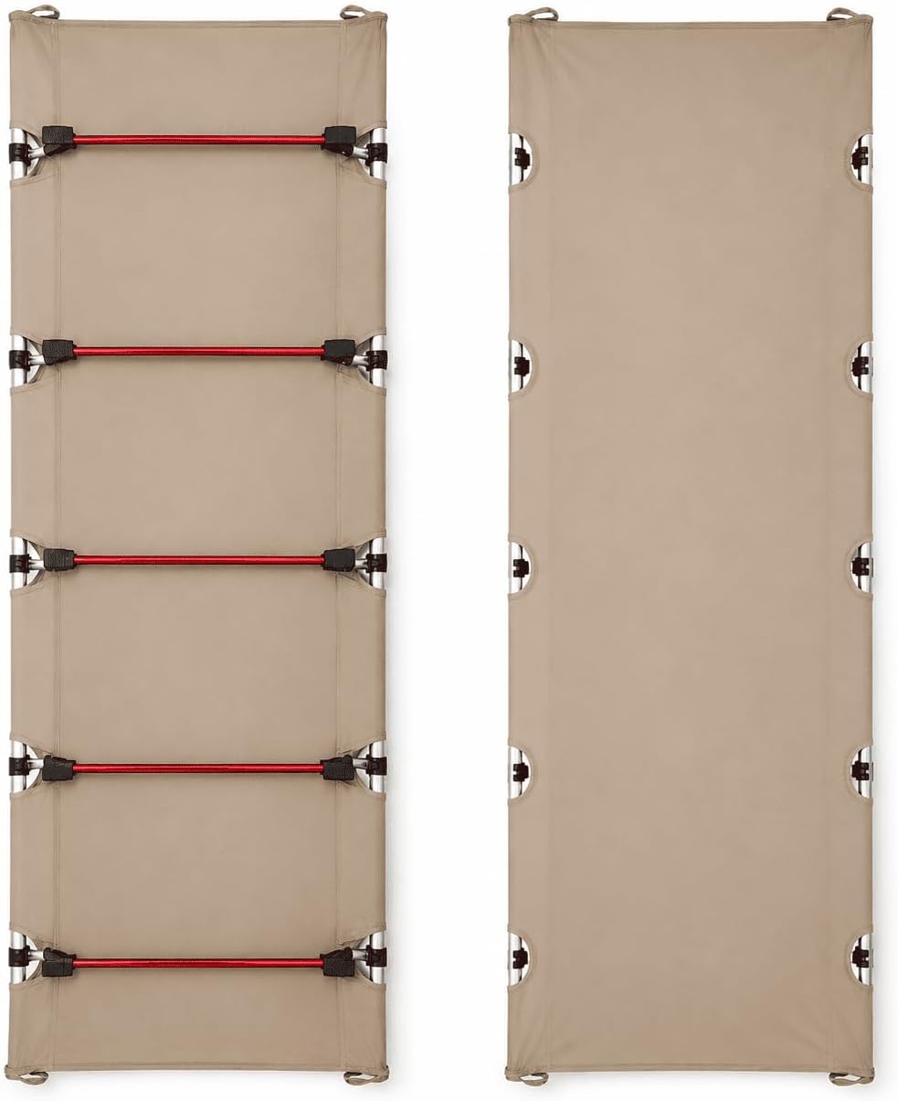 MidGard hochwertiges Feldbett, ultraleichtes Outdoorbett, klappbares Campingbett aus Aluminiumlegier