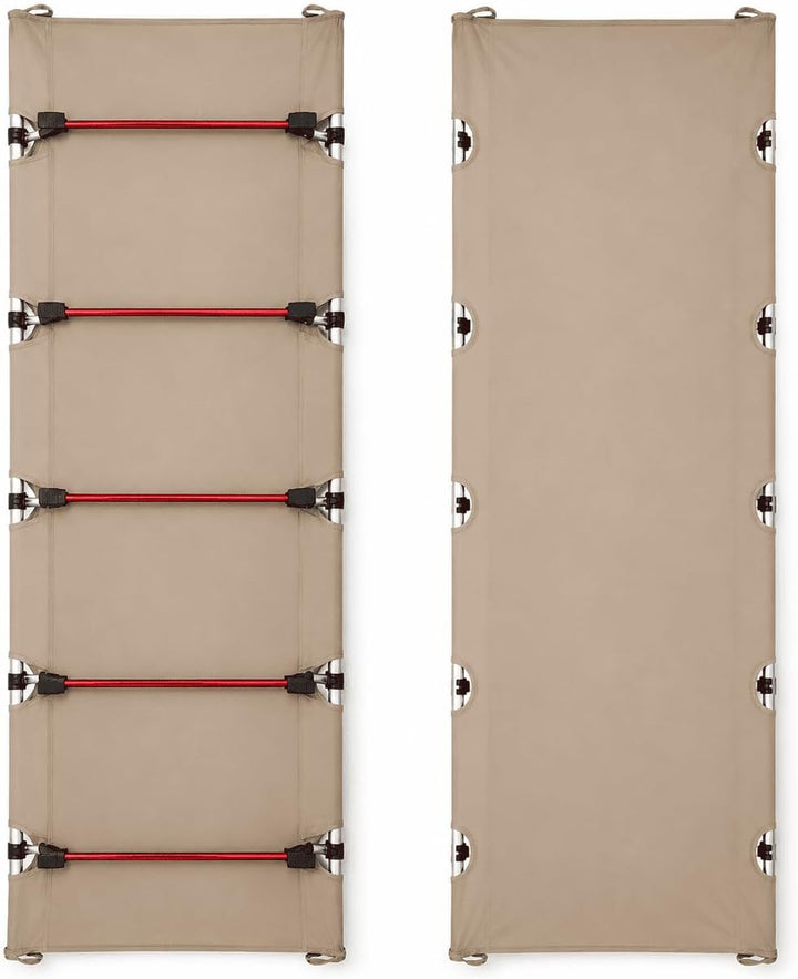 MidGard hochwertiges Feldbett, ultraleichtes Outdoorbett, klappbares Campingbett aus Aluminiumlegier