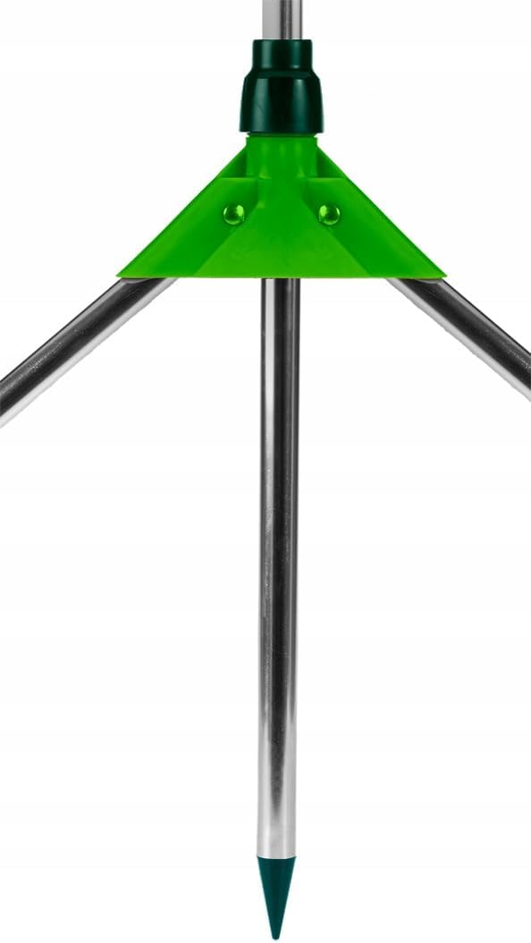VERTO Gartendusche (Höhe: 1,60-2,23 m, beweglicher Sprühkopf 180°, Dreibein und Spikes) - Gartendusc