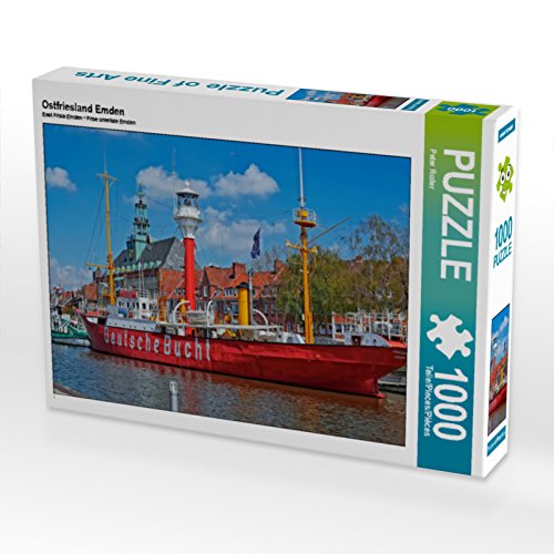 CALVENDO Puzzle Ostfriesland Emden 1000 Teile Lege-Grösse 64 x 48 cm Foto-Puzzle Bild von Peter Rode