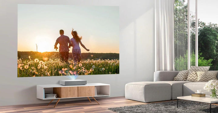 LG Electronics Beamer HU85LS bis 304,8 cm (120 Zoll) CineBeam Laser 4K Projektor (2700 Lumen, HDR10,