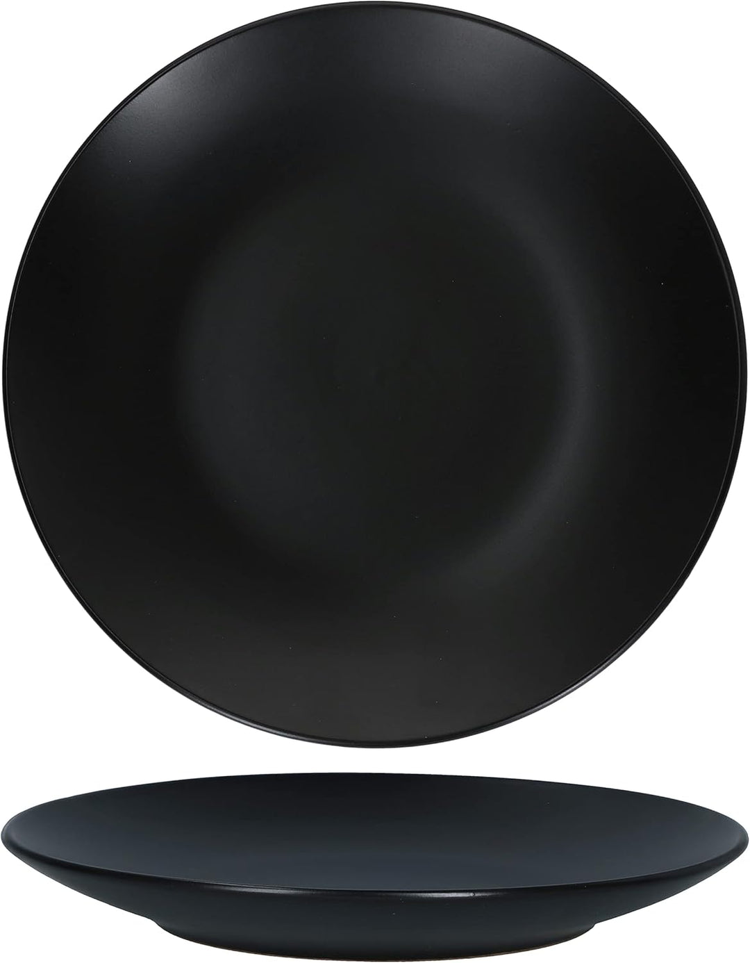 MamboCat Kattegat 6er Set Kuchenteller I 6 Personen I Ø 20 cm I Schwarz matt I Dessertteller, Frühst