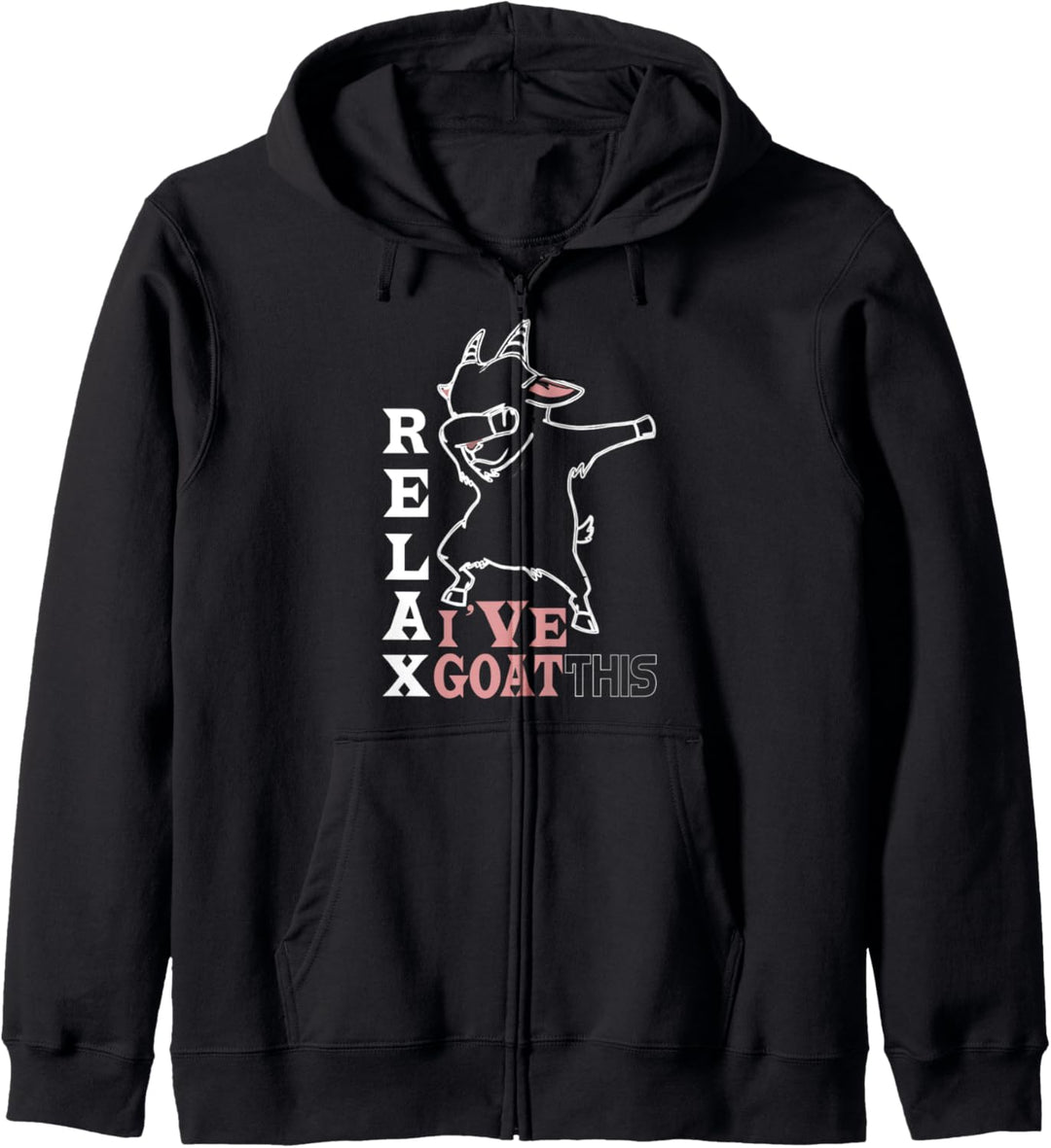Lustige Ziege Dabbing Relax I've Goat This Kapuzenjacke