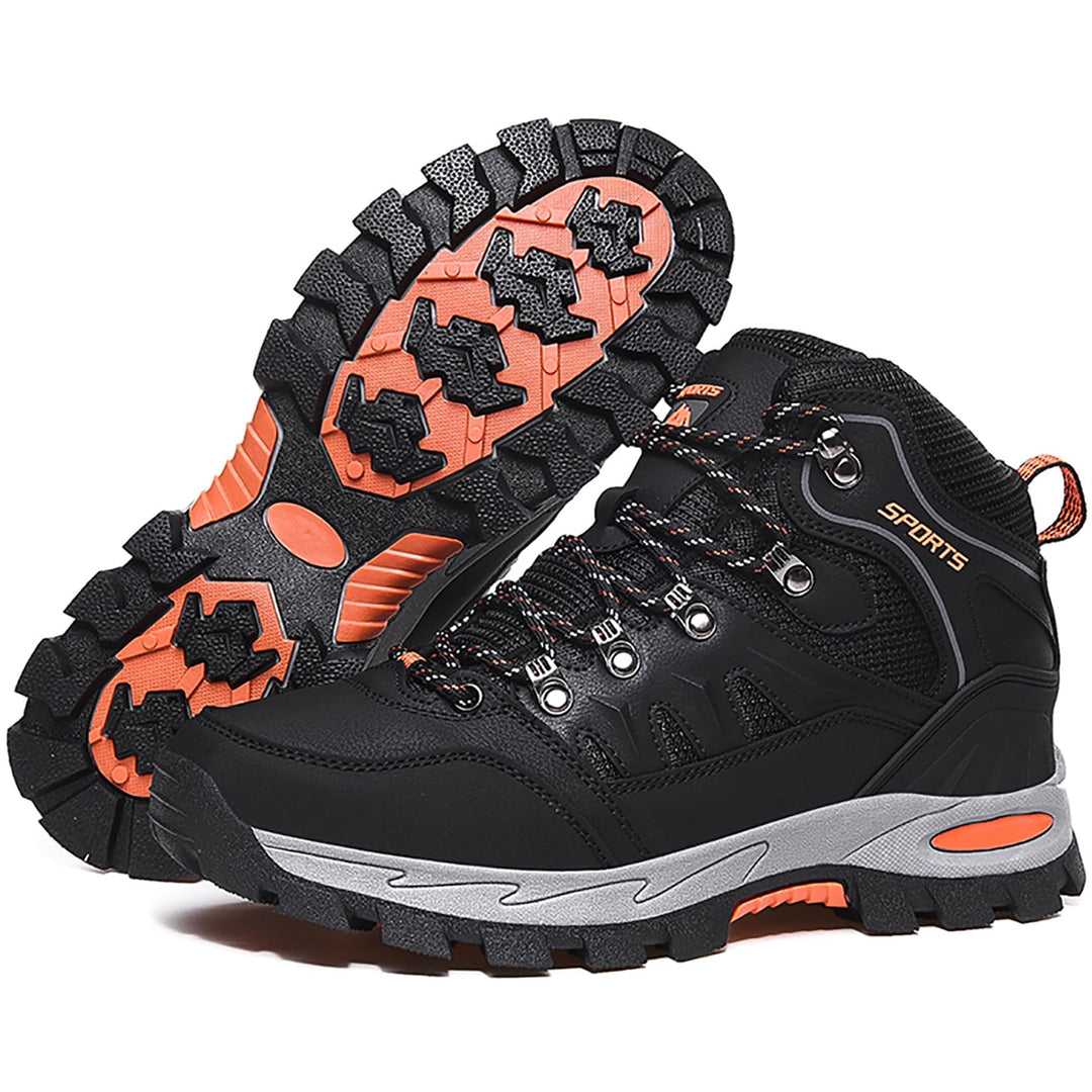 Littleplum Herren Wanderschuhe Winterschuhe Waterproof Wanderstiefel Outdoor Rutschfest High Top Tre