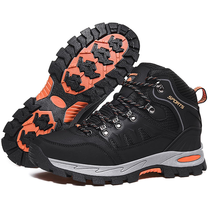 Littleplum Herren Wanderschuhe Winterschuhe Waterproof Wanderstiefel Outdoor Rutschfest High Top Tre
