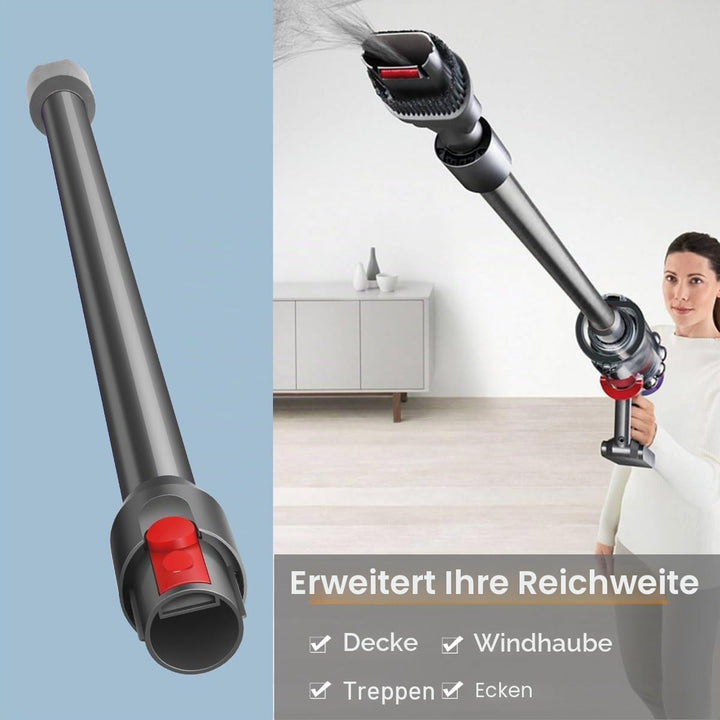 Saugrohr für Dyson V12 Detect Slim &amp; V9 Motorbar Staubsauger, 74CM (Grau), Grau