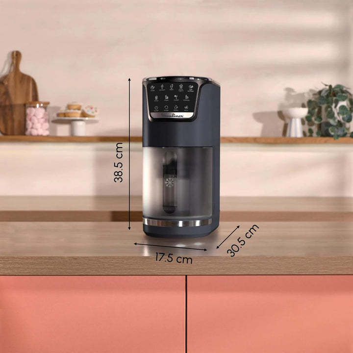 Moulinex Dolci, Eismaschine, 10 Programme, automatische Reinigung, 1-Step Perfector-Technologie, MJ6