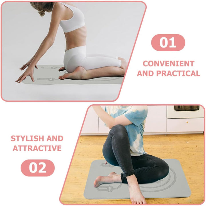 Tpe Sprungmatte Rutschfest Rund für Seilspringen, 1 Stück | Leicht zu Bewegen, für Sport und Yoga, D