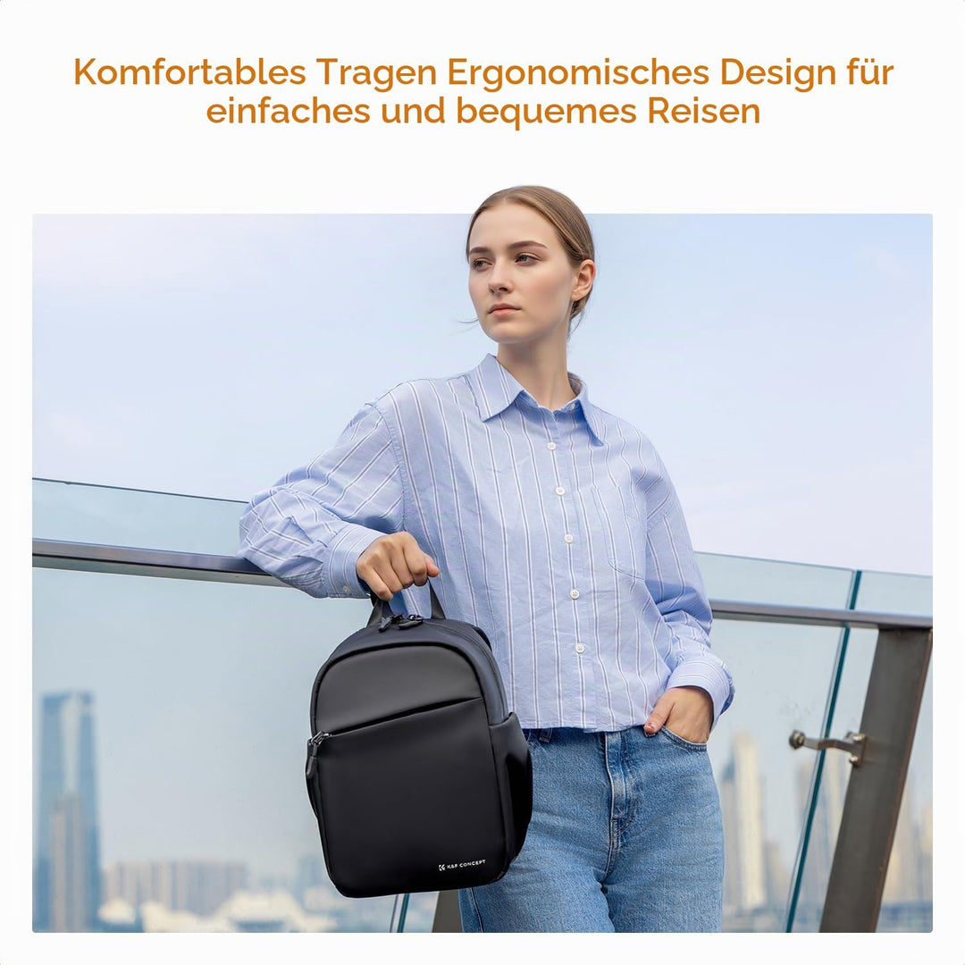 K&amp;F CONCEPT Täglicher Kamerarucksack, Fotorucksack Klein Tragbar mit Verstellbarem Schultergurt für