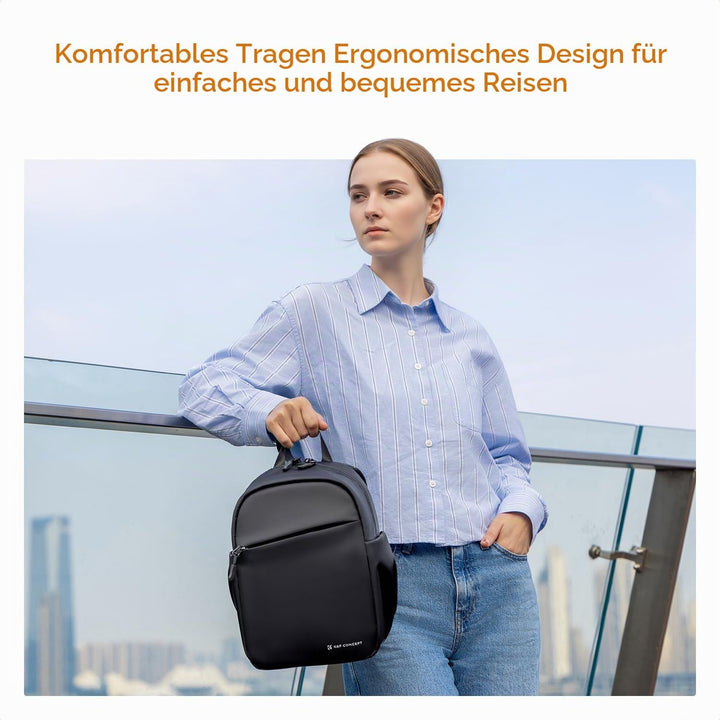 K&amp;F CONCEPT Täglicher Kamerarucksack, Fotorucksack Klein Tragbar mit Verstellbarem Schultergurt für