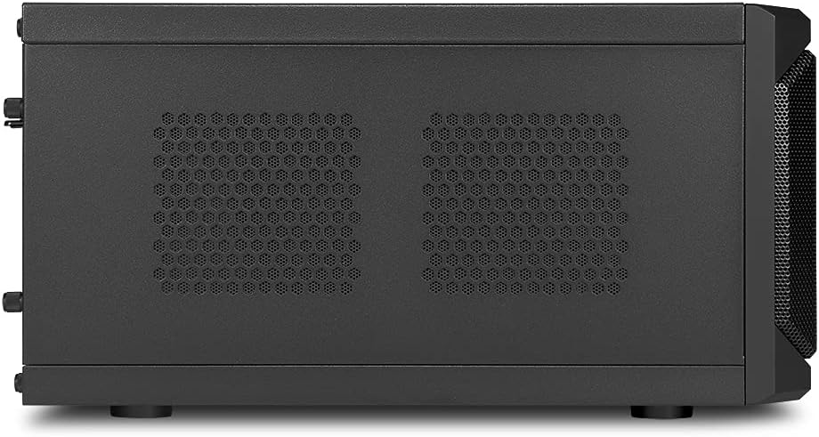 Sharkoon QB One PC-Gehäuse (Mini-ITX, 2X 2,5/3,5 interne, 2X USB 3.0/2.0),Schwarz
