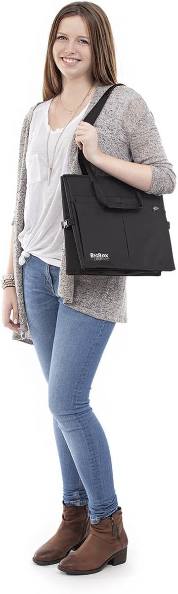 WEDO BigBox Shopper L – kompakte Kofferraumtasche 47 L, faltbar, 100 kg Traglast, Polyester, mit Inn