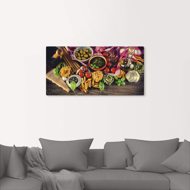 ARTland Leinwandbilder Wandbild Bild auf Leinwand 60x30 cm Ernährung & Genuss Lebensmittel Gemüse Fo