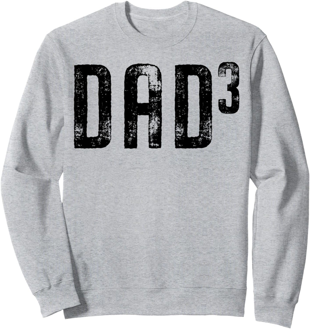 Alles Gute zum Vatertag 2021 Papa X 3 Vintage Männer Papa Sweatshirt