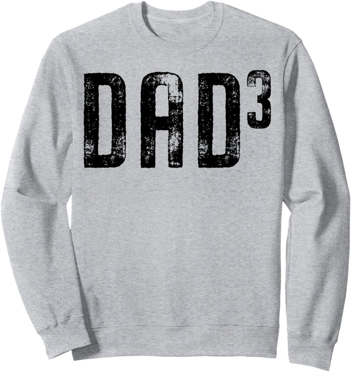 Alles Gute zum Vatertag 2021 Papa X 3 Vintage Männer Papa Sweatshirt