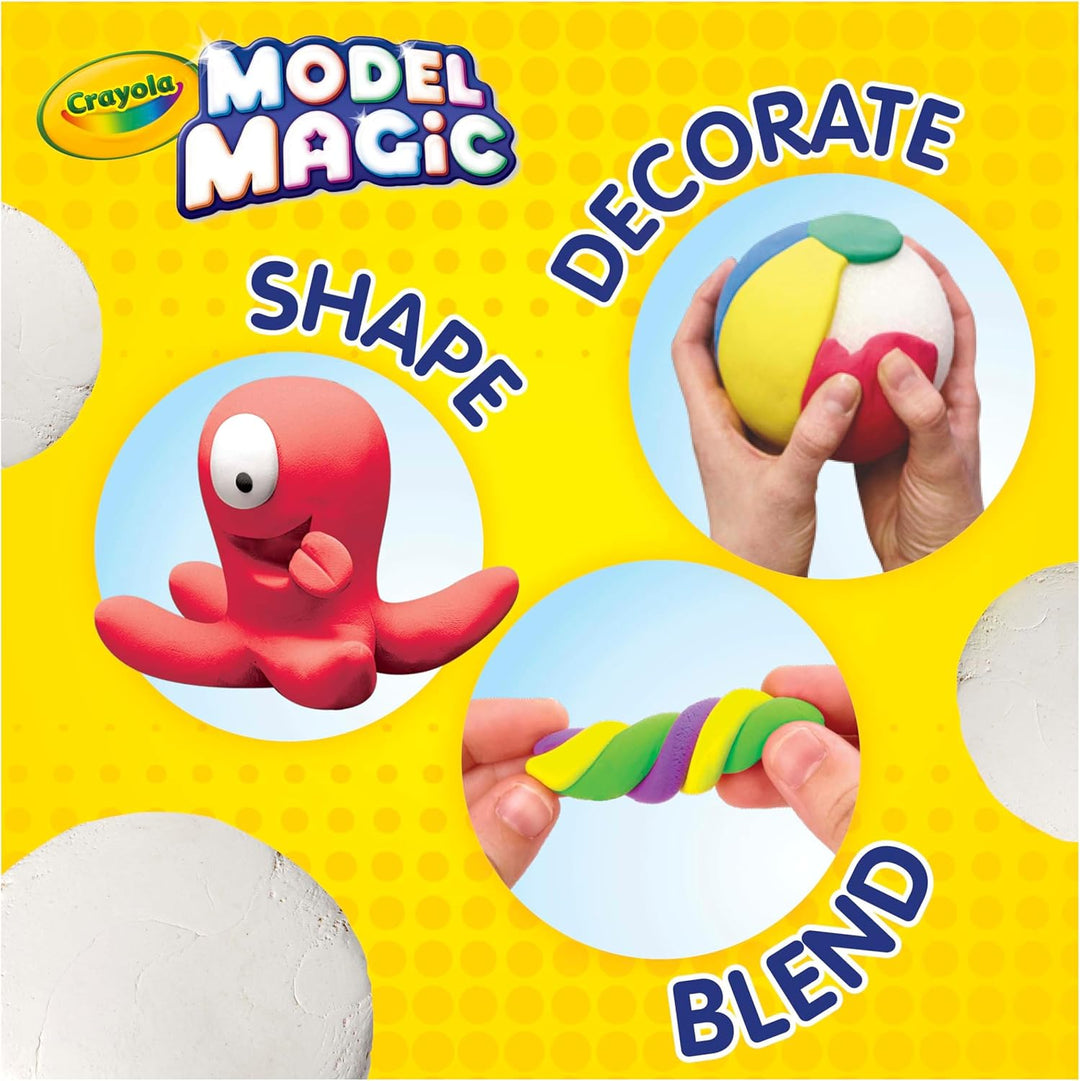 CRAYOLA – 57-4400.0030 – Model Magic im Fässchen, Weiss