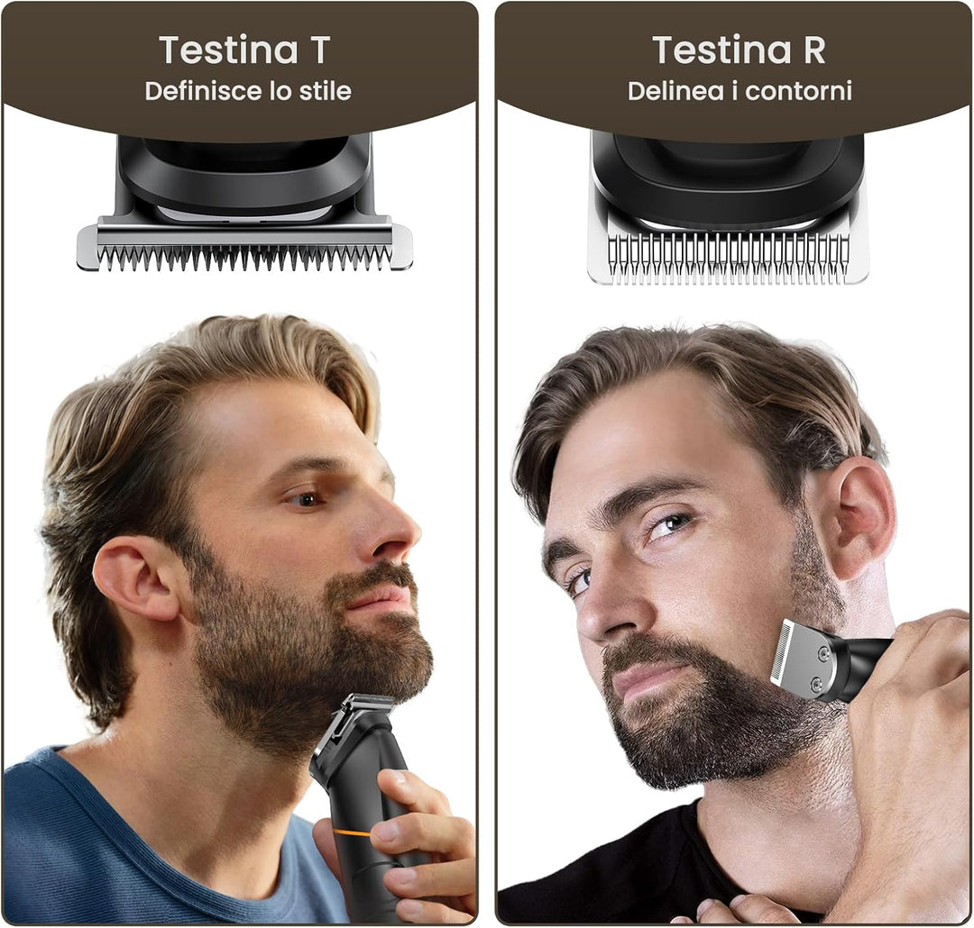 MAXGROOM 5 in 1 Elektrorasierer für Herren, sicherer Körperhaarentferner, tragbarer Rasierer, Intime