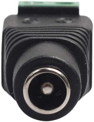 BW 10x Hohlkupplung Hohlbuchse Ø 2,1mm / 5,5mm 12V DC Stecker Überwachungskamera F-10PCS, F-10PCS