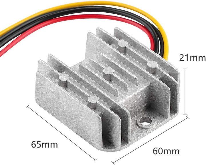 HOMELYLIFE DC 36V 24V 12V auf 12V Spannungswandler 3A 36W Abwärtswandler Auto Netzteil Wandler Wasse