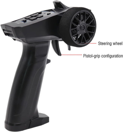 2,4 GHz 3CH Funksender 3 Kanäle Fernbedienung mit Empfänger Racing 91803G-VT für RC Car Boat