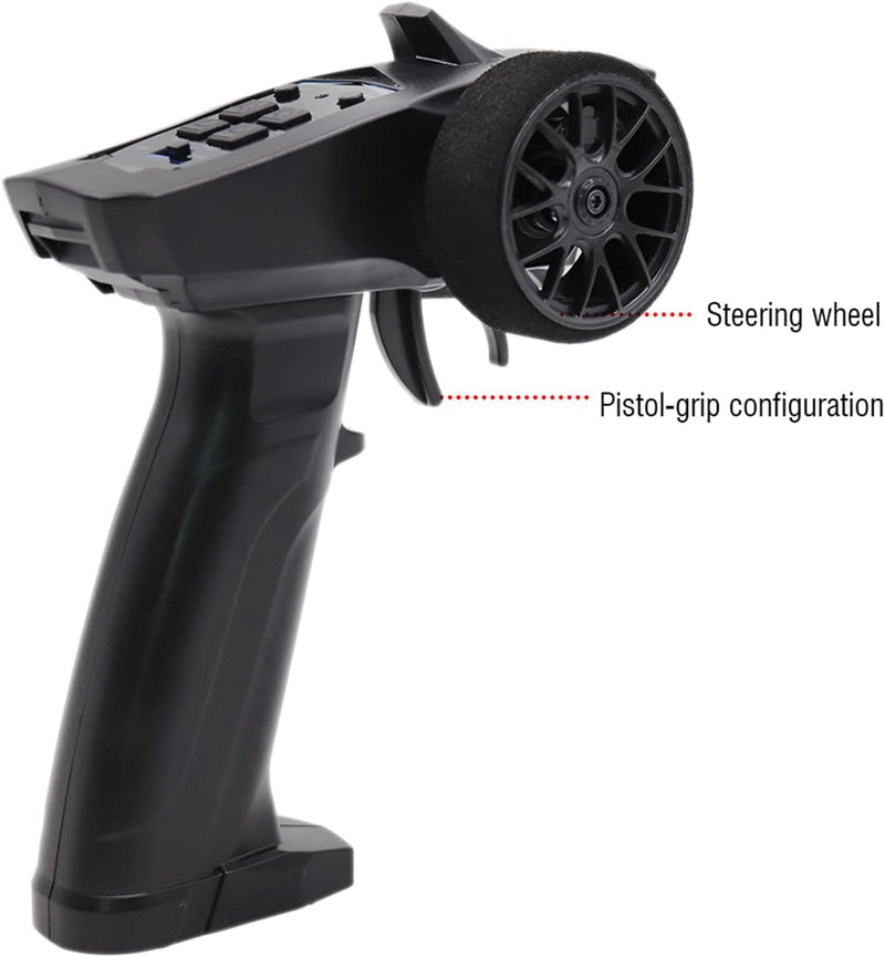 2,4 GHz 3CH Funksender 3 Kanäle Fernbedienung mit Empfänger Racing 91803G-VT für RC Car Boat