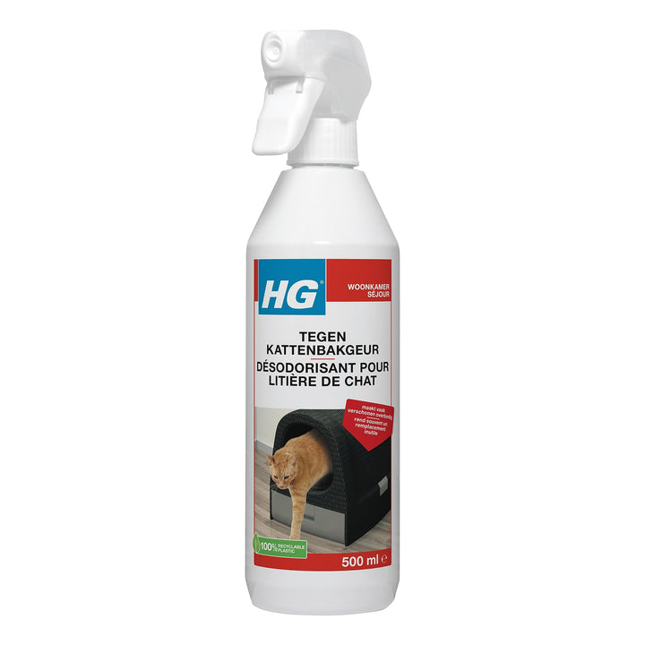 HG Désodorisant Pour litière de Chat 500 ml