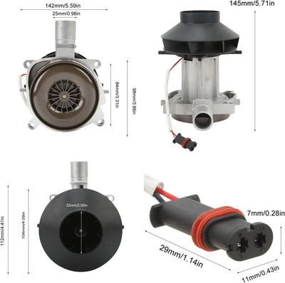 Heizungsgebläsemotor, Verbrennungsluftgebläsemotor 24V 2kW Schnelle Wärmeableitung für Eberspacher A