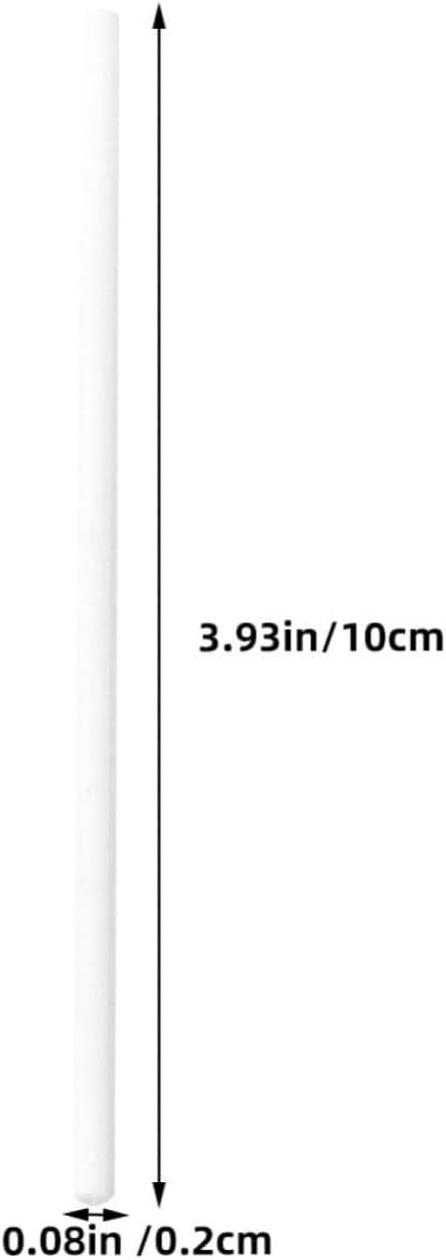 BESPORTBLE Keramik Brennofenwerkzeuge 8 Stück Aluminiumoxid Hitzebeständig 2mm für Heimwerker Schmuc