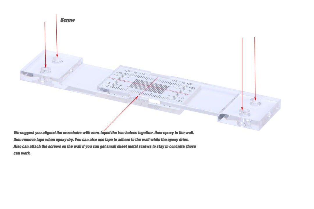 Crack Monitoring Record, Standard Tell-Tale Crack-Monitor für Standard und Eck-Tell-Tale