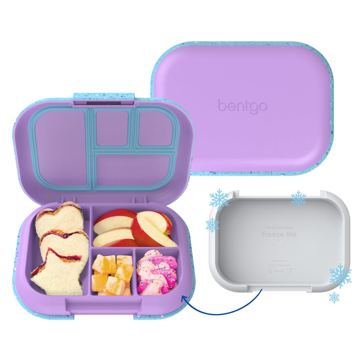 Bentgo Kids Chill Auslaufsichere Lunchbox - Inklusive wiederverwendbarem Eisbeutel hält Lebensmittel